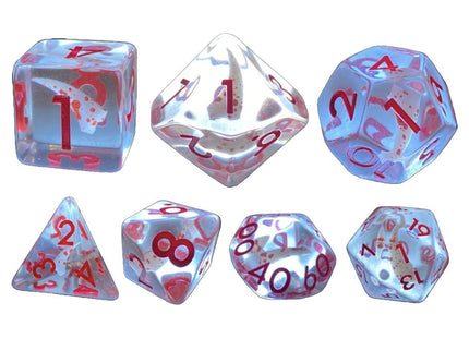 Gamers Guild AZ Severed Books Fallen Fang Dice with Dice Bag - 7-Dice Set (Pre-Order) ACD Distribution