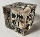 Gamers Guild AZ Severed Books Massive Gelatinous Cube: Miniature/Die - Blood Filled Black (Pre-Order) AGD