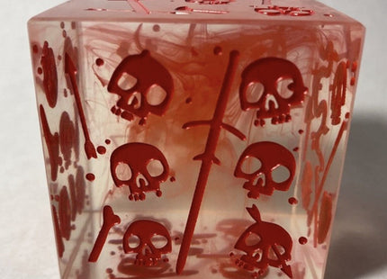 Gamers Guild AZ Severed Books Massive Gelatinous Cube: Miniature/Die - Blood Filled Red (Pre-Order) AGD