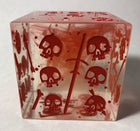 Gamers Guild AZ Severed Books Massive Gelatinous Cube: Miniature/Die - Blood Filled Red (Pre-Order) AGD