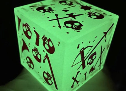 Gamers Guild AZ Severed Books Massive Gelatinous Cube: Miniature/Die - Glow in the Dark (Pre-Order) AGD