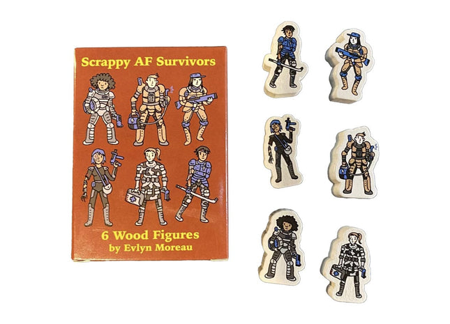 Gamers Guild AZ Severed Books Small Party Figurine Set: Scrappy AF Survivors (Pre-Order) ACD Distribution