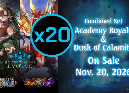 Gamers Guild AZ Shadowverse Evolve Shadowverse Evolve: Academy Royale & Dusk of Calamity - Combined Set Booster Case (Pre-Order) YY Card World