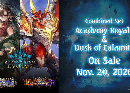 Gamers Guild AZ Shadowverse Evolve Shadowverse Evolve: Academy Royale & Dusk of Calamity - Combined Set Booster Display (Pre-Order) YY Card World