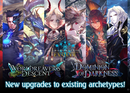 Gamers Guild AZ Shadowverse Evolve Shadowverse Evolve Combined Set: Worldreaver's Descent & Dominion of Darkness - Booster Box (Pre-Order) Southern Hobby
