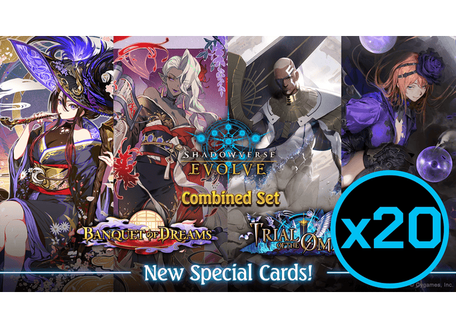 Gamers Guild AZ Shadowverse Evolve Shadowverse Evolve EX Combined Set: Banquet of Dreams & Trail of the Omens - Booster Case (Pre-Order) YY Card World