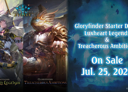 Gamers Guild AZ Shadowverse Evolve Shadowverse Evolve: Gloryfinder Starter Deck: Luxheart Legends [SVEE-GFD01] (Pre-Order) YY Card World