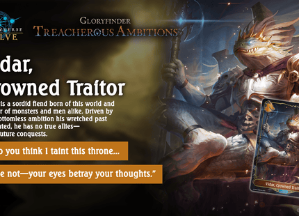 Gamers Guild AZ Shadowverse Evolve Shadowverse Evolve: Gloryfinder Starter Deck: Treacherous Ambitions [SVEE-GFD02] (Pre-Order) YY Card World