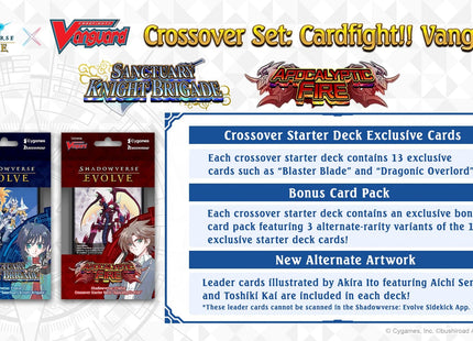 Gamers Guild AZ Shadowverse Evolve Shadowverse Evolve X Cardfight!! Vanguard Crossover Starter Deck: Sanctuary Knight Brigade (Pre-Order) YY Card World