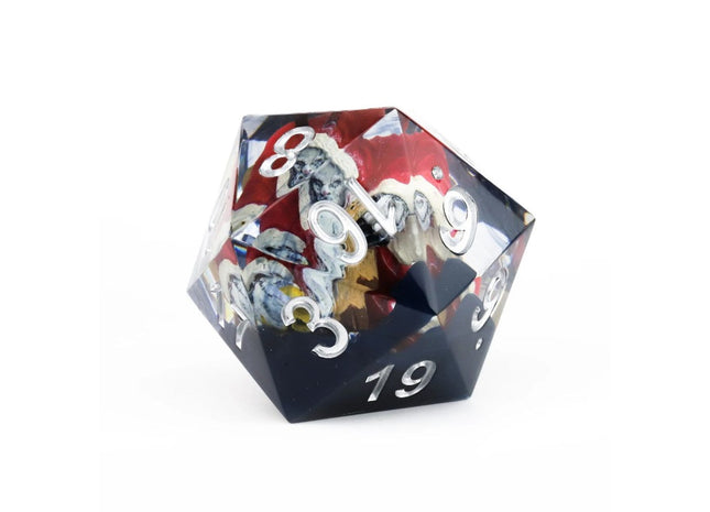Gamers Guild AZ SIRIUS DICE 54MM D20 Scenic - Christmas Krampus GTS
