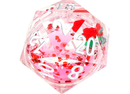 Gamers Guild AZ SIRIUS DICE 54MM D20 Snowglobe - Valentine Rose GTS