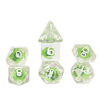 Gamers Guild AZ Sirius Dice 7ct Fruit Slive Dice Set: Kiwi (Pre-Order) GTS