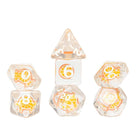 Gamers Guild AZ Sirius Dice 7ct Fruit Slive Dice Set: Orange (Pre-Order) GTS