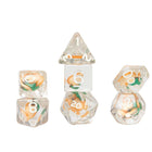 Gamers Guild AZ Sirius Dice 7ct Fruit Slive Dice Set: Peach (Pre-Order) GTS