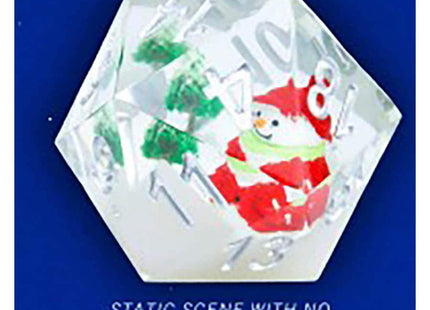 Gamers Guild AZ SIRIUS DICE D20 Holiday Scenic Large: Snowman (Pre-Order) GTS