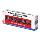 Gamers Guild AZ SIRIUS DICE Dungeons And Dragons: New Adventurer Set - Black Dice (Pre-Order) GTS