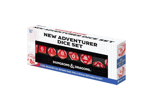 Gamers Guild AZ SIRIUS DICE Dungeons And Dragons: New Adventurer Set - Red Dice (Pre-Order) GTS