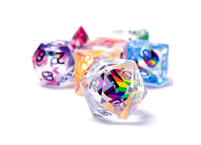 Gamers Guild AZ SIRIUS DICE Dungeons & Dragons: Progress Pride Dice Set (Pre-Order) ACD Distribution
