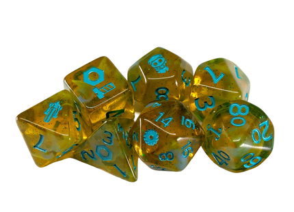 Gamers Guild AZ Sirius Dice Sirius Dice: Bells Hells Adventure Dice - Fresh Cut Grass (Pre-Order) AGD