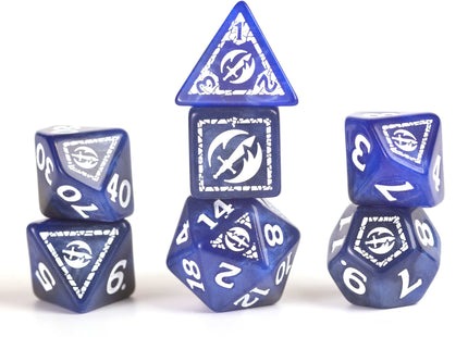 Gamers Guild AZ SIRIUS DICE Sirius Dice: D&D Adventure Dice - Fighter: Blue (Pre-Order) Southern Hobby