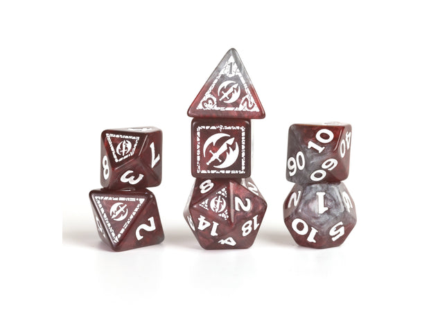 Gamers Guild AZ SIRIUS DICE Sirius Dice: D&D Adventure Dice - Fighter: Red (Pre-Order) Southern Hobby