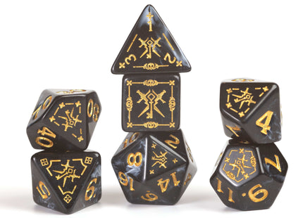 Gamers Guild AZ SIRIUS DICE Sirius Dice: D&D Adventure Dice - Rogue: Black (Pre-Order) Southern Hobby