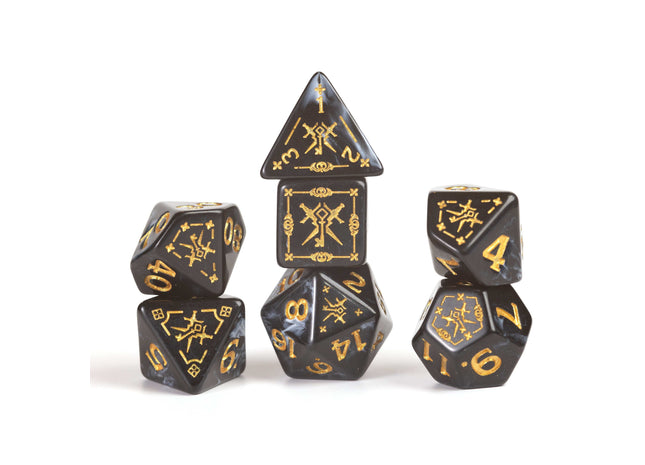 Gamers Guild AZ SIRIUS DICE Sirius Dice: D&D Adventure Dice - Rogue: Black (Pre-Order) Southern Hobby