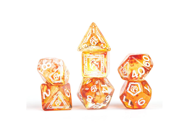 Gamers Guild AZ SIRIUS DICE Sirius Dice: D&D Adventure Dice - Sorcerer: Orange (Pre-Order) Southern Hobby