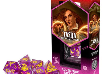 Gamers Guild AZ Sirius Dice Sirius Dice: D&D Adventure Dice: Tasha the Witch Queen (Sharp-Edged Dice Set) (Pre-Order) Southern Hobby
