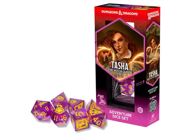 Gamers Guild AZ Sirius Dice Sirius Dice: D&D Adventure Dice: Tasha the Witch Queen (Sharp-Edged Dice Set) (Pre-Order) Southern Hobby
