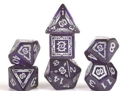 Gamers Guild AZ SIRIUS DICE Sirius Dice: D&D Adventure Dice - Warlock: Purple (Pre-Order) Southern Hobby