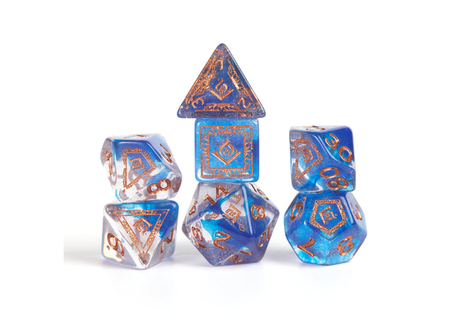 Gamers Guild AZ SIRIUS DICE Sirius Dice: D&D Adventure Dice - Wizard: Blue (Pre-Order) Southern Hobby