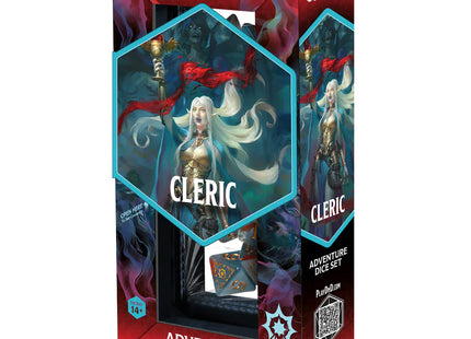 Gamers Guild AZ Sirius Dice Sirius Dice: D&D Cleric Light Blue & Red - 14pc Dice Set GTS