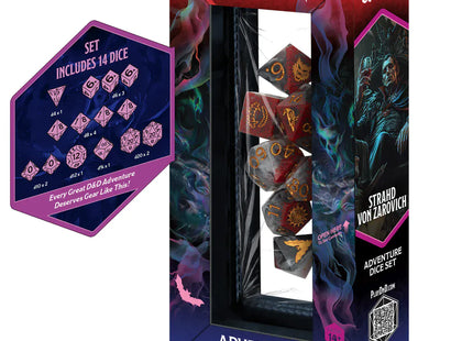 Gamers Guild AZ Sirius Dice Sirius Dice: D&D Darklord Strahd Von Zarovich - 7pc Sharp-Edged Dice Set (Pre-Order) AGD