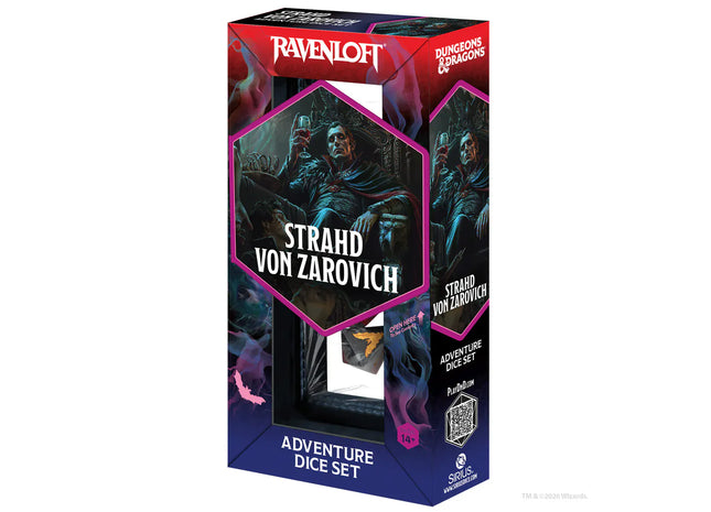 Gamers Guild AZ Sirius Dice Sirius Dice: D&D Darklord Strahd Von Zarovich - 7pc Sharp-Edged Dice Set (Pre-Order) AGD