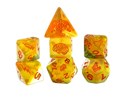 Gamers Guild AZ Sirius Dice Sirius Dice: D&D Darklord Viktra Mordenheim - 7pc Round-Edged Dice Set (Pre-Order) AGD