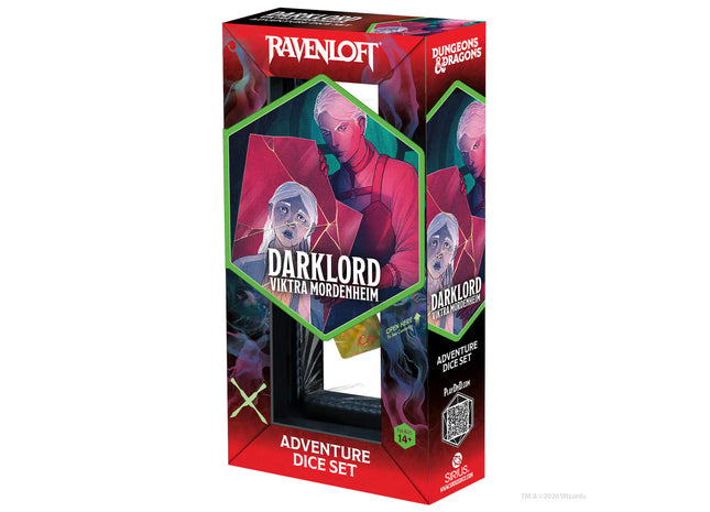 Gamers Guild AZ Sirius Dice Sirius Dice: D&D Darklord Viktra Mordenheim - 7pc Round-Edged Dice Set (Pre-Order) AGD