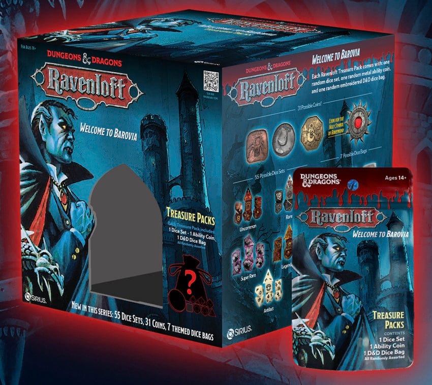 Sirius Dice: D&D Ravenloft - Castle Ravenloft Treasure Pack Blind