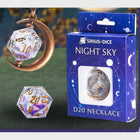 Gamers Guild AZ SIRIUS DICE Sirius Dice: D20 Necklace: Night Sky Southern Hobby