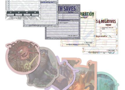 Gamers Guild AZ Sirius Dice Sirius Dice: Dungeons & Dragons Sticky Notes - Loot Stats & Sessions (Pre-Order) AGD