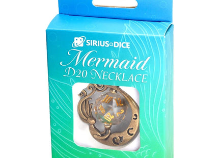 Gamers Guild AZ Sirius Dice Sirius Dice Mermaid D20 Necklace GTS