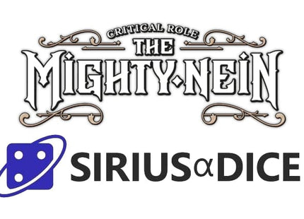 Gamers Guild AZ Sirius Dice Sirius Dice: The Mighty Nein Adventure Dice - Fjord Stone (Pre-Order) AGD