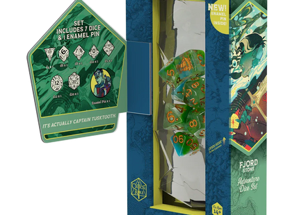 Gamers Guild AZ Sirius Dice Sirius Dice: The Mighty Nein Adventure Dice - Fjord Stone (Pre-Order) AGD