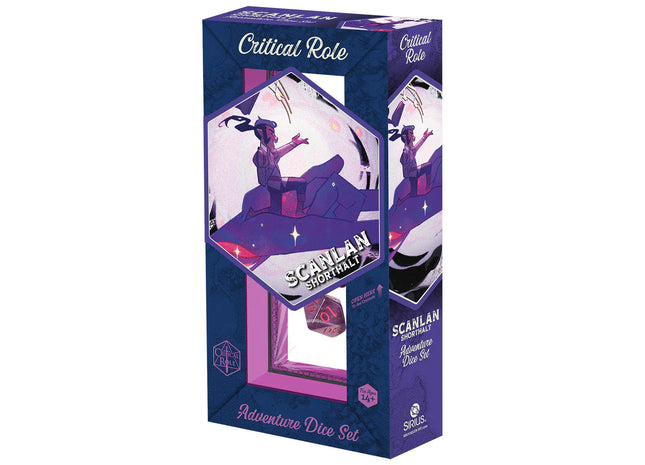 Gamers Guild AZ Sirius Dice Sirius Dice: Vox Machina Adventure Dice - Scanlan Shorthalt (Pre-Order) Southern Hobby
