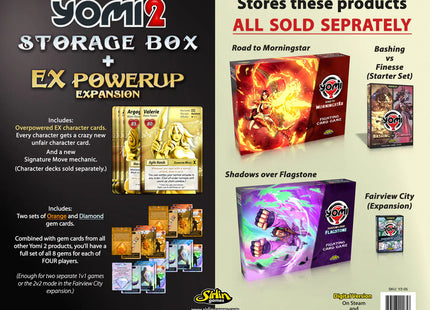 Gamers Guild AZ Sirlin Games Yomi 2: Storage Box and EX Powerup Expansion (Pre-Order) Quartermaster Direct