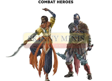 Gamers Guild AZ Skinny Minis Skinny Minis - Half-Elves Combat (Pre-Order) Quartermaster Direct