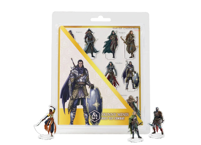 Gamers Guild AZ Skinny Minis Skinny Minis - Half-Elves Combat (Pre-Order) Quartermaster Direct