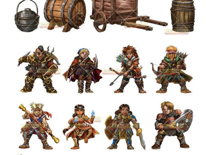 Gamers Guild AZ Skinny Minis Skinny Minis - Halflings Combat Quartermaster Direct