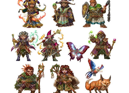 Gamers Guild AZ Skinny Minis Skinny Minis - Halflings Spellcasters Quartermaster Direct