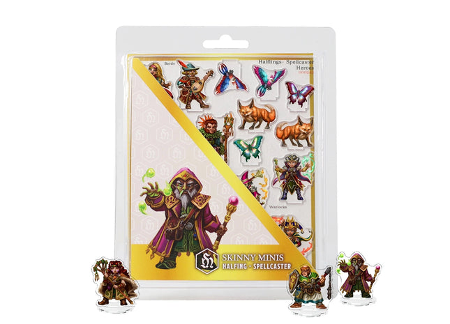 Gamers Guild AZ Skinny Minis Skinny Minis - Halflings Spellcasters Quartermaster Direct